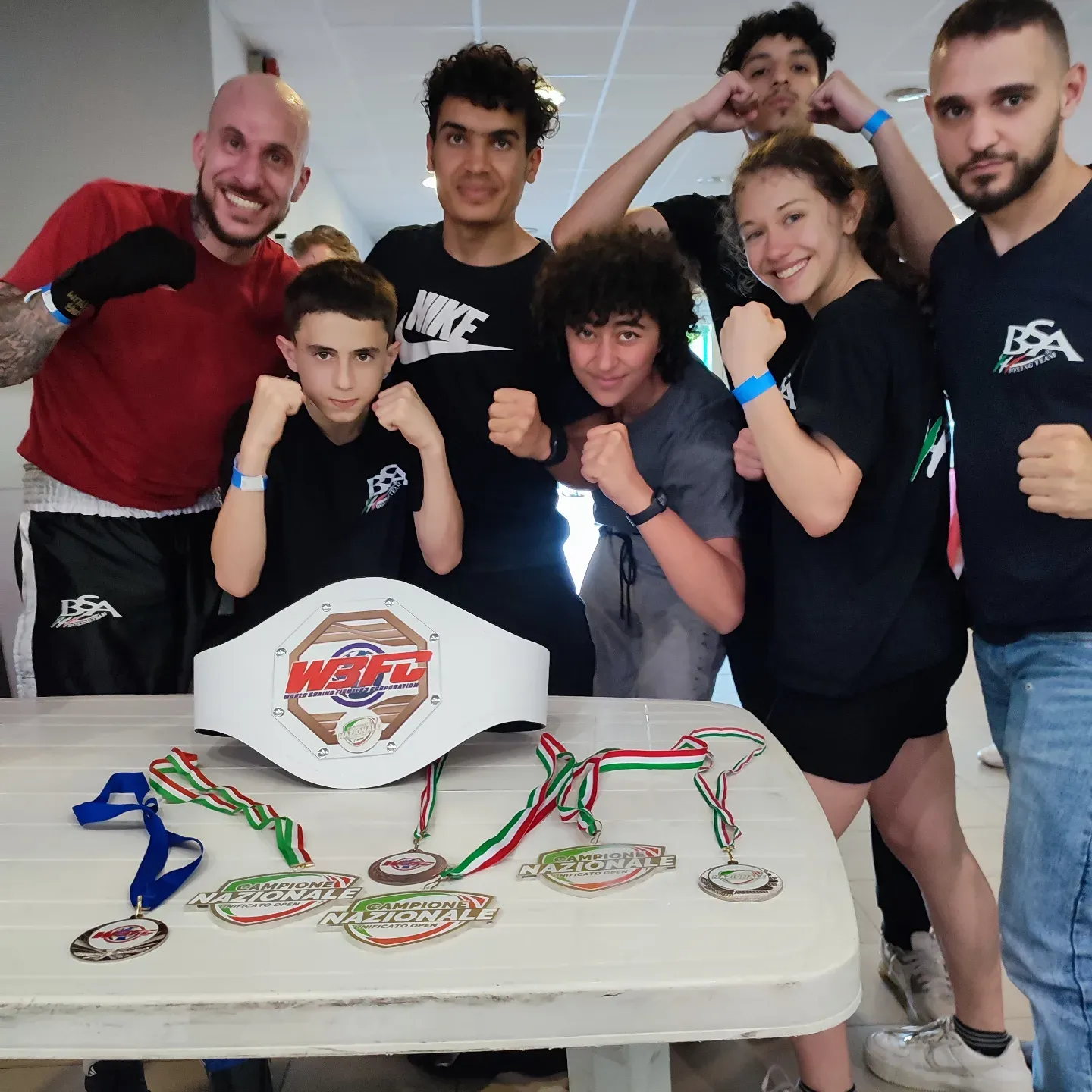 Immagine d’archivio di BSA Boxing Team
